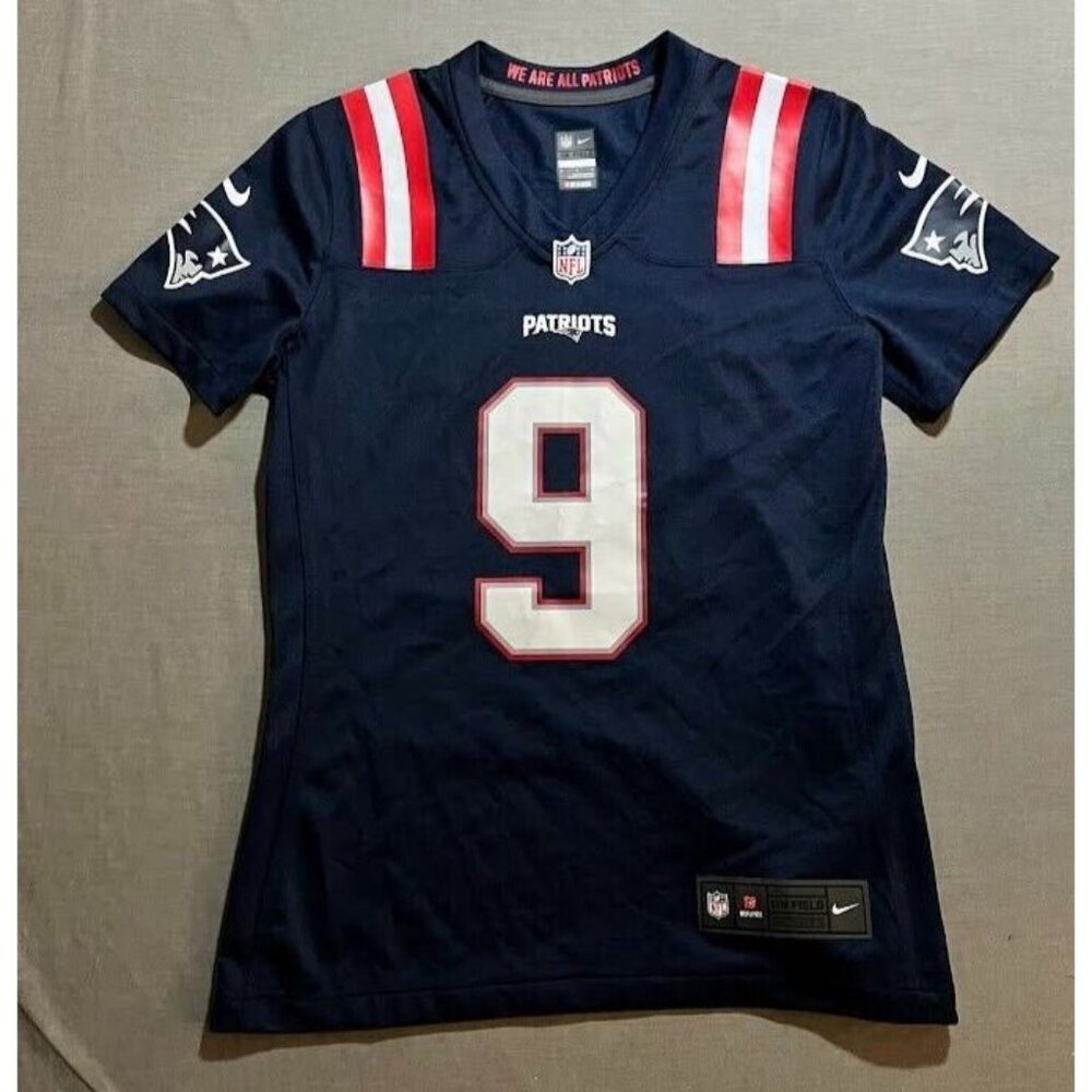 New England Patriots #9β Judon Nike On Field Jersey Womens M Blue Short Sleeve.